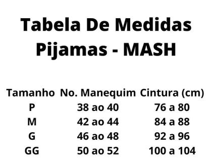 Imagem de Pijama Curto de Algodão Mash Gola V , 811.51