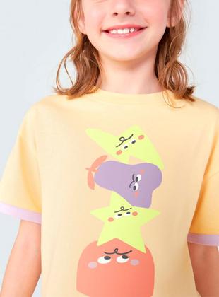 Imagem de Pijama Curto Hering 56L4 Infantil Estampado Algodão T. 06/14