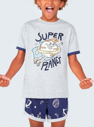 Imagem de Pijama Curto Hering 56LR Infantil Algodão T.04/14