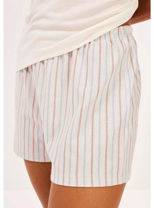 Imagem de Pijama Curto Hering 7BYQ Feminino Estampas Algodão T. P/XG