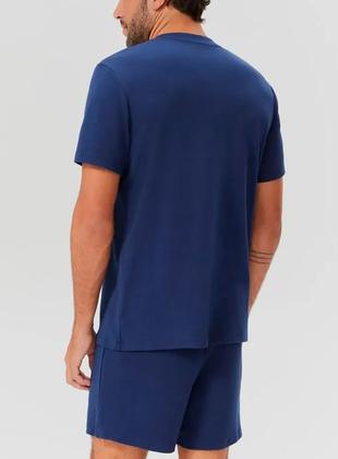 Imagem de Pijama Curto Hering 7C2P Masculino C/ Botão Algodão T. P/XXG