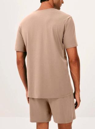 Imagem de Pijama Curto Hering 7C7R Masculino Comfort Algodão Pima T. P/XXG