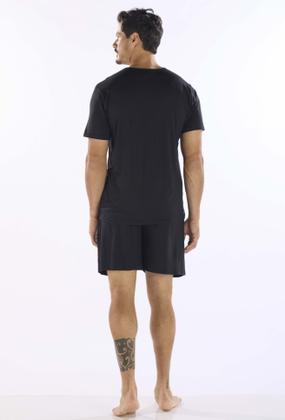 Imagem de Pijama Curto Masculino com Bolsos Viscolycra