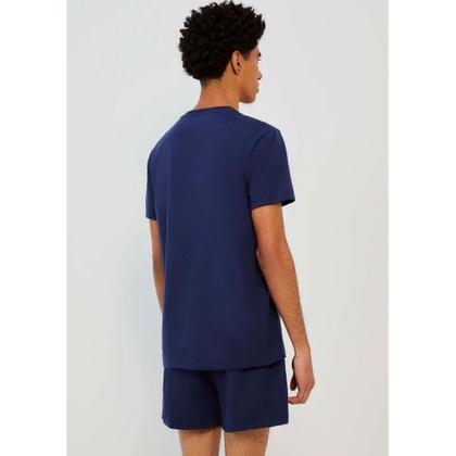 Imagem de Pijama Curto Masculino Comfort Super Cotton Azul P Hering