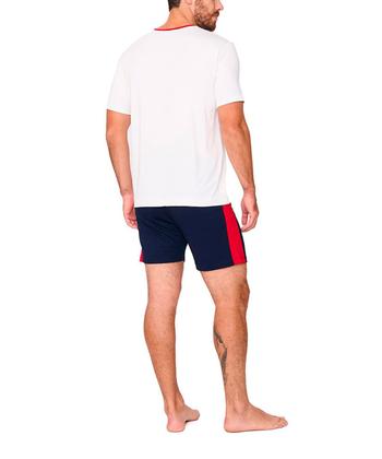 Imagem de Pijama Curto Podiun 258050 Masculino Gola V Viscolycra T. M/GG