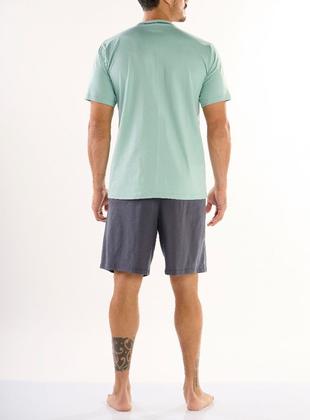 Imagem de Pijama Curto Pzama 6012.242 Masculino Gola V Algodão T. M/GG