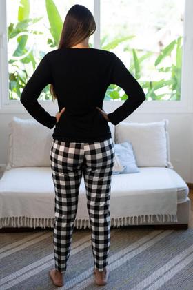 Imagem de Pijama De Frio Manga Longa Xadrez Empório Do Algodão