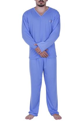 Imagem de Pijama de Inverno Blusa de Frio Masculino Manga Longa Calça Comprida - c7 ALEX