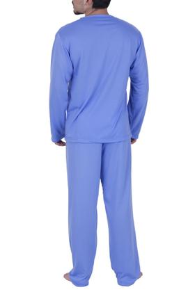 Imagem de Pijama de Inverno Blusa de Frio Masculino Manga Longa Calça Comprida - c7 ALEX