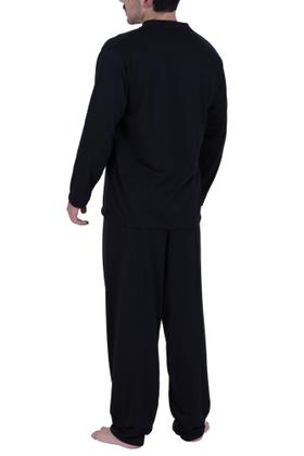 Imagem de Pijama de Inverno Blusa de Frio Masculino Manga Longa Calça Comprida - c7 ALEX