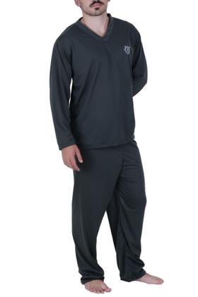 Imagem de Pijama de Inverno Blusa de Frio Masculino Manga Longa Calça Comprida - c7 ALEX