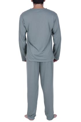 Imagem de Pijama de Inverno Blusa de Frio Masculino Manga Longa Calça Comprida - c7 ALEX