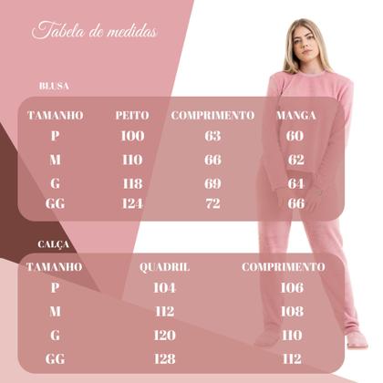 Imagem de Pijama De Inverno Plush Quentinho Pelinhos Tecido Mantinha Frio Inverno