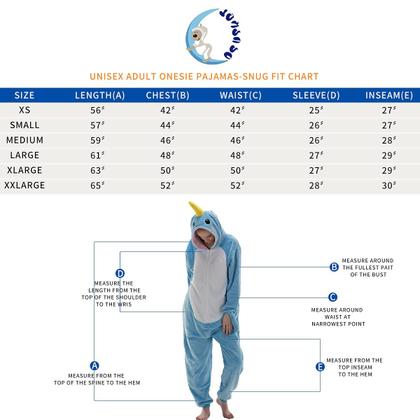 Imagem de Pijama de macacão COSUSKET Snug Fit, unissex, flanela para adultos