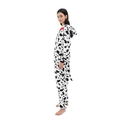 Imagem de Pijama de macacão COSUSKET Snug Fit, unissex, flanela para adultos