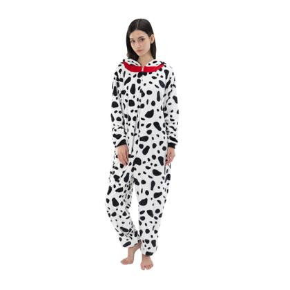 Imagem de Pijama de macacão COSUSKET Snug Fit, unissex, flanela para adultos