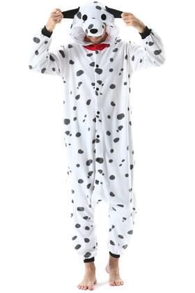 Imagem de Pijama de Natal com macacão DarkCom Dalmatian Adult Polar Fleece