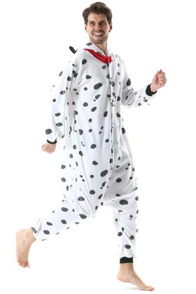Imagem de Pijama de Natal com macacão DarkCom Dalmatian Adult Polar Fleece