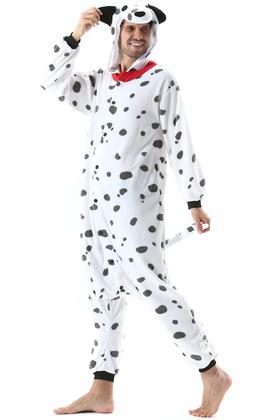 Imagem de Pijama de Natal com macacão DarkCom Dalmatian Adult Polar Fleece