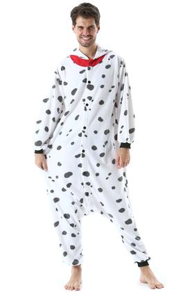 Imagem de Pijama de Natal com macacão DarkCom Dalmatian Adult Polar Fleece