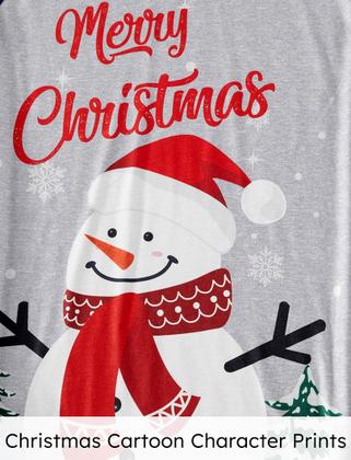 Imagem de Pijama de Natal PATPAT para família, Natal, azul marinho, boneco de neve e estampa de cartas, manga comprida, pijamas natalinos, conjunto de pijamas para mamãe e crianças, combinando pijamas de Natal, crianças, meninos e meninas, 2 anos