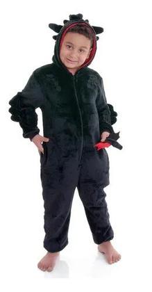 Imagem de Pijama Fantasia Infantil Dragão Banguela Kigurumi