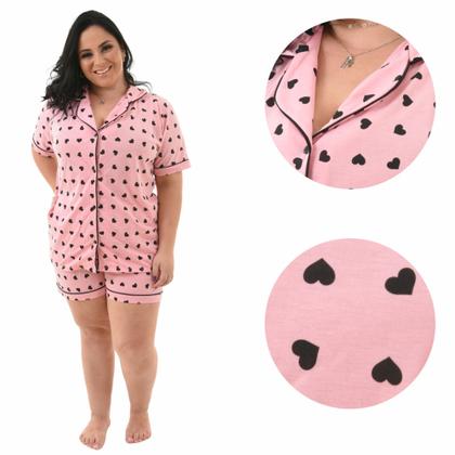 Imagem de Pijama Feminino Americano Plus Size 