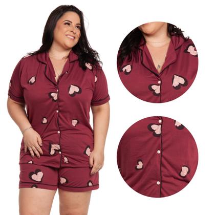 Imagem de Pijama Feminino Americano Plus Size 