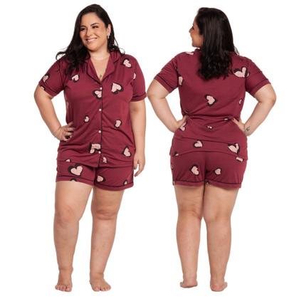 Imagem de Pijama Feminino Americano Plus Size 