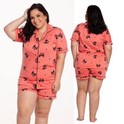 Imagem de Pijama Feminino Americano Plus Size 