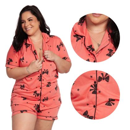 Imagem de Pijama Feminino Americano Plus Size 
