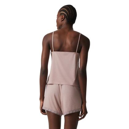 Imagem de Pijama Feminino Curto Viscose com Renda Hering