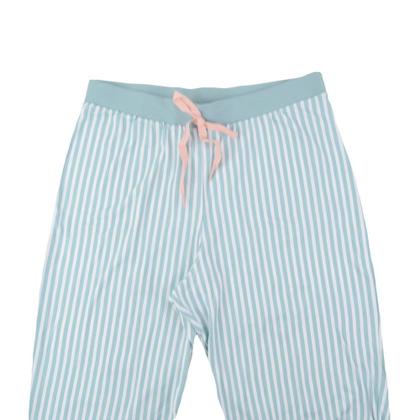 Imagem de Pijama Feminino Danka Listras e Poá Plus Size Verde - 012019