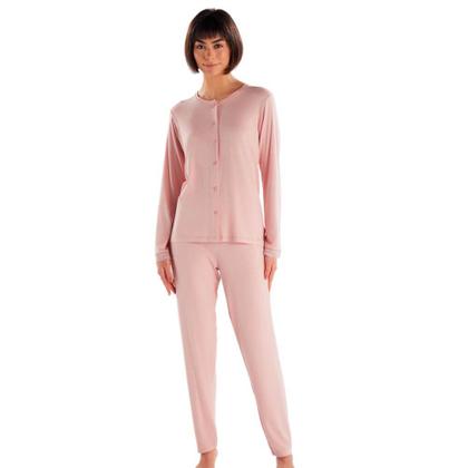 Imagem de Pijama Feminino Longo Pzama 100223 Abertura Frontal