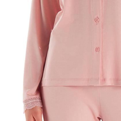 Imagem de Pijama Feminino Longo Pzama 100223 Abertura Frontal