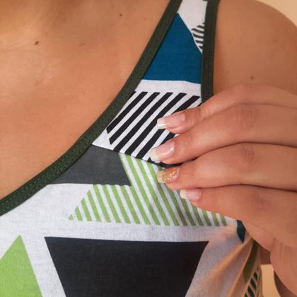 Imagem de Pijama Feminino Plus Size algodão Short, Regata Bata G6,G7,G8,G10