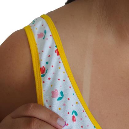 Imagem de Pijama Feminino Plus Size  algodão Short, Regata Bata