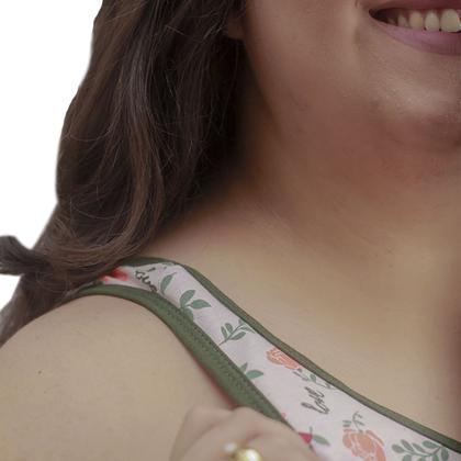 Imagem de Pijama Feminino Plus Size  algodão Short, Regata Bata