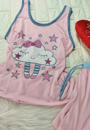 Imagem de Pijama Feminino Plus Size BermuDoll Regatinha