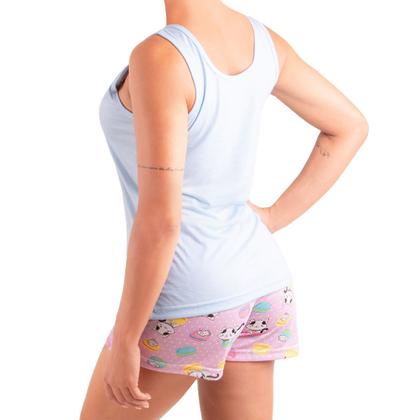 Imagem de Pijama feminino short doll e regata para o verão Victory