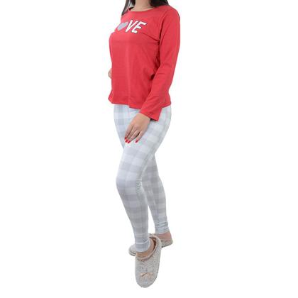 Imagem de Pijama Feminino Toy Box Love Vermelho - 730T