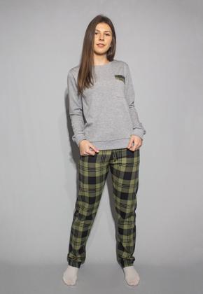 Imagem de Pijama Flanela Xadrez Winter Verde