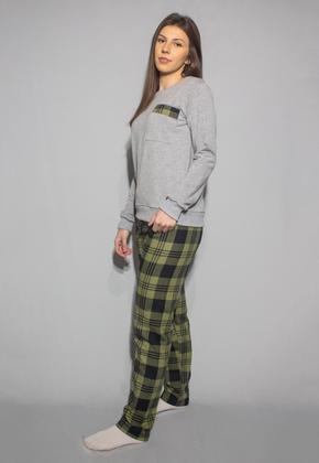 Imagem de Pijama Flanela Xadrez Winter Verde