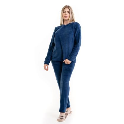 Imagem de Pijama Flanelado de FLEECE MASCULINO FEMININO Inverno Soft Veludo 