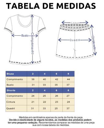 Imagem de Pijama Infantil 100% Algodão Em Várias Estampas Nº 4 Ao 10
