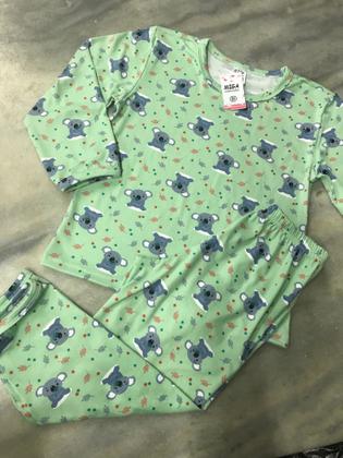 Imagem de Pijama Infantil com Manga Longa e Calça Em Malha Suede Estampado