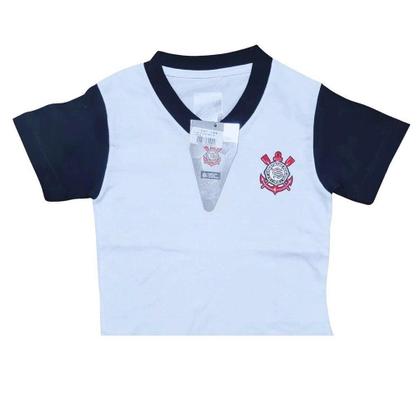 Imagem de Pijama Infantil Corinthians Manga Curta Oficial