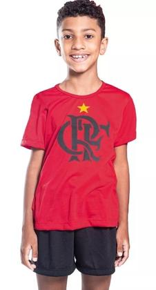 Imagem de Pijama Infantil Estampado Curto Verão Flamengo Malha PV