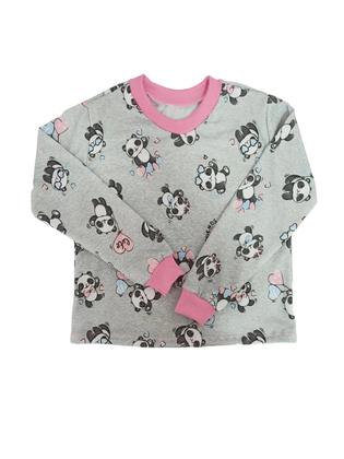 Imagem de Pijama infantil feminino manga longa inverno quentinho moletinho flanelado por dentro 0 a 4 anos