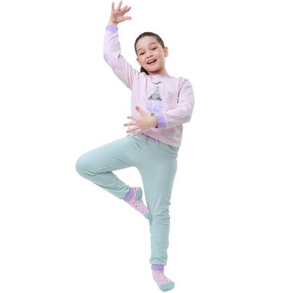 Imagem de Pijama Infantil Inverno com Estampas Interativas, Tecido Macio e Confortável